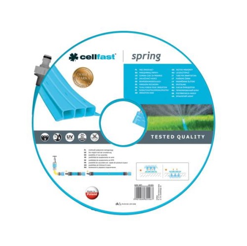 Przejdź do produktu Wąż ogrodowy zraszający kroplujący 15m SPRING 19-022 CELLFAST