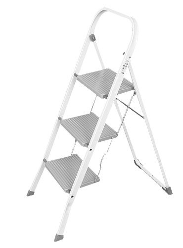 Przejdź do produktu Drabina biurowa stalowa 3 stopnie ST-MF3