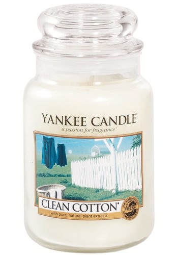 Przejdź do produktu Yankee Candle świeca Clean Cotton świeży zapach duży słoik