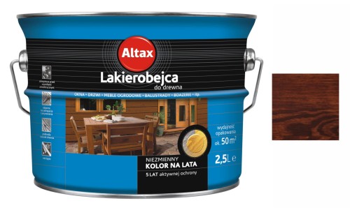 Przejdź do produktu Lakierobejca do drewna palisander Altax 2,5L 2071