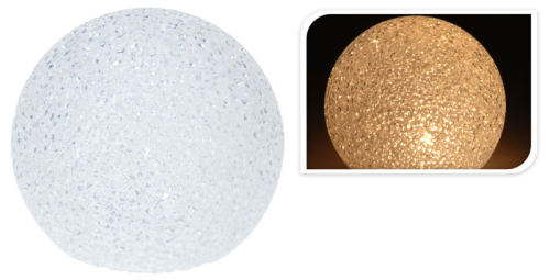 Przejdź do produktu Kula świecąca 15cm biały ciepły LED 842948