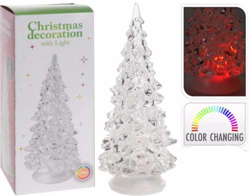 Przejdź do produktu Choinka akrylowa ozdobna LED 14cm 449122 lampki