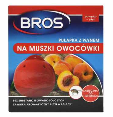 Przejdź do produktu Pułapka na muszki owocówki z płynem Bros