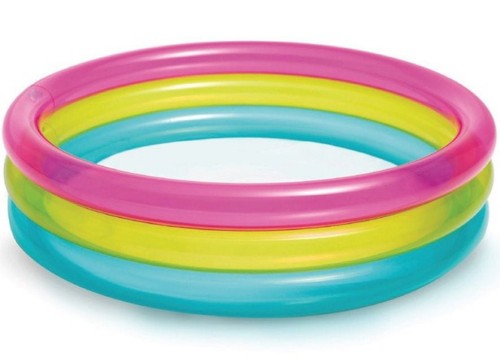 Przejdź do produktu Basen dla dzieci dmuchany Tęcza 86x25 57104 INTEX 