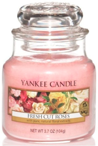 Przejdź do produktu YANKEE CANDLE ŚWIECA FRESH CUT ROSES SŁOIK MAŁY RÓŻA