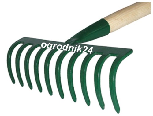 Przejdź do produktu Grabki 10-zębne 80 cm oprawione Kard 23