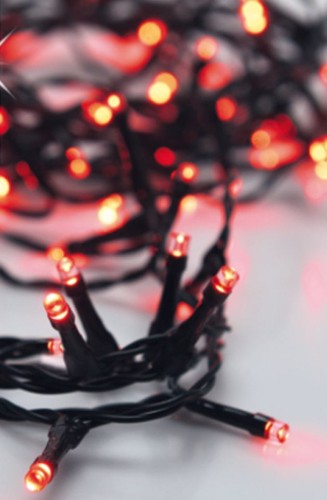 Przejdź do produktu Lampki choinkowe czerwone led 120 8 trybów 12m 259803