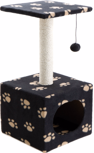 Przejdź do produktu Drapak dla kota domek w łapki z piłką TED 222850