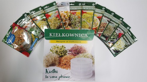 Przejdź do produktu Kiełkownica + kiełki antynowotworowe 12szt