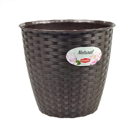 doniczka-plastikowa-brazowa-14cm-oslonka -rattan-rattanowa-STEFANPLAST.jpg