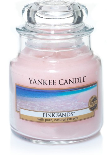 Przejdź do produktu Yankee Candle Pink Sands świeca cytrusy i wanilia słoik mały