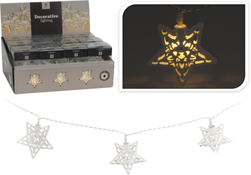 Przejdź do produktu Lampki na baterie 10 LED białe 706720