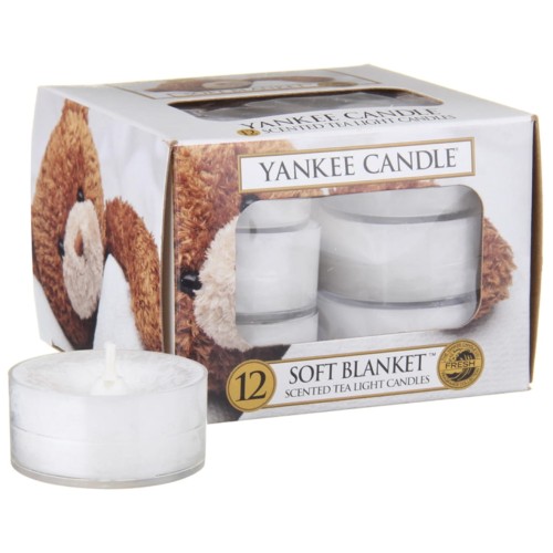 Przejdź do produktu Yanke Candle tealight SOFT BLANKET 12szt podgrzewacz