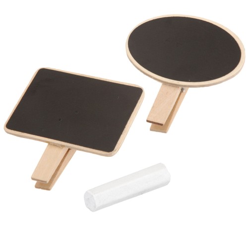 Przejdź do produktu Mini tablica na klamrze 7x7 24szt 497438 rośliny tabliczka 