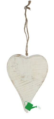 Przejdź do produktu Serce drewniana ozdoba choinkowa 456410