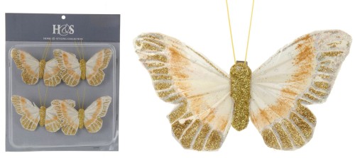 Przejdź do produktu OZDOBA MOTYL 4SZT ZŁOTY 700582 OZDOBA ŚWIĄTECZNA