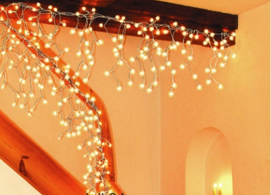 Przejdź do produktu Kurtynka wewnętrzna 4,8m SOPLE BIAŁE 100 lampek 30-362