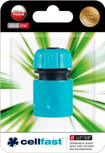 Przejdź do produktu Szybkozłączka do węża ogrodowego 1/2 cala złączka 50-130 Cellfast