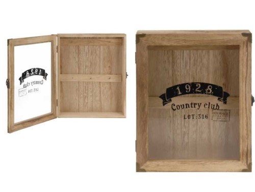 Przejdź do produktu Szafka na klucze 30x24x6cm drewniana 954893