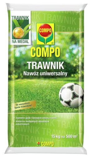 Przejdź do produktu Nawóz uniwersalny trawnik do trawnika 15kg COMPO