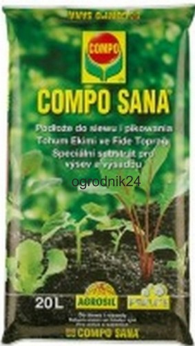 Przejdź do produktu Podłoże do siewu pikowania i ziół 20L COMPO SANA