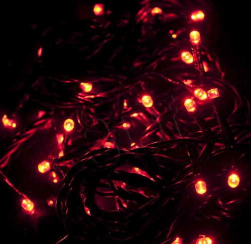 Przejdź do produktu Lampki 320 led czerwone 8x efekt świecenia 335228 zewnętrzne 