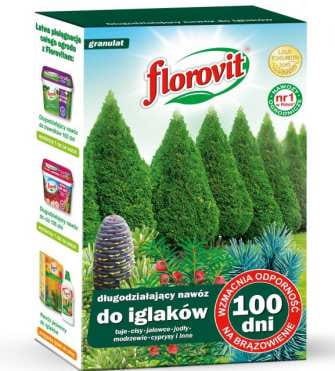 Przejdź do produktu Nawóz długodziałający do iglaków 100 dni 1kg FLOROVIT