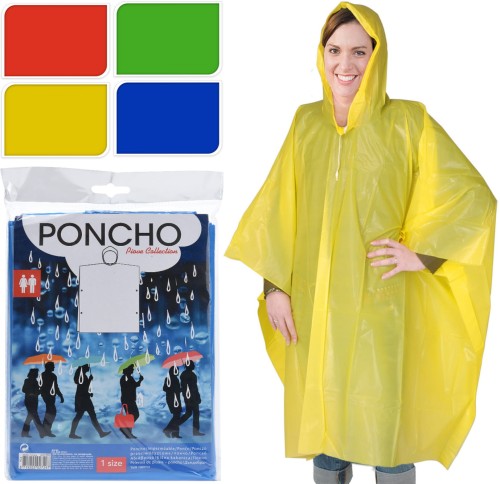 Przejdź do produktu Płaszcz przeciwdeszczowy poncho uniwersalne 027297