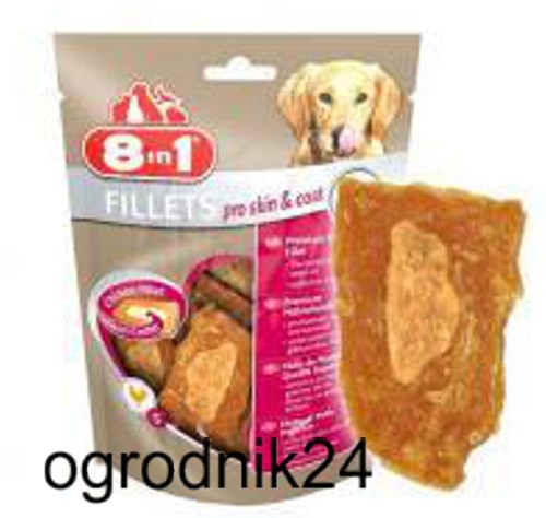 Przejdź do produktu ZOLUX  T112419 PRZYSMAK FILLETS PRO SKIN&COAT 8in1 S 80G DLA PSA W-WA