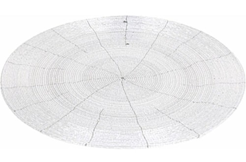 Przejdź do produktu Mata podkładka na stół z koralików biała stołowa 35cm 689757