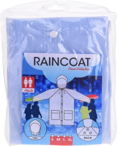 Przejdź do produktu Płaszcz przeciwdeszczowy z kapturem poncho 619676