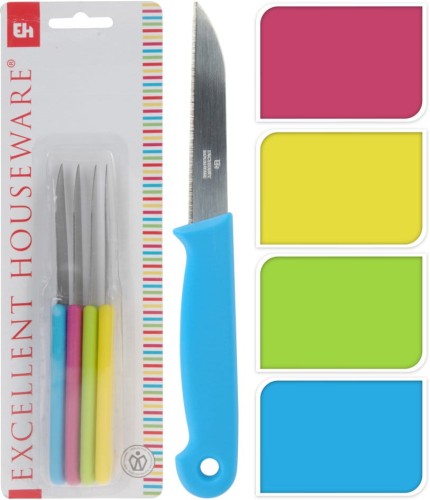 Przejdź do produktu Nóż do obierania 10cm 4szt obierak 731471