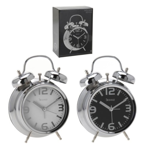 Przejdź do produktu Budzik na baterie retro zegar 6x16x12cm 325748