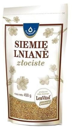 Przejdź do produktu Siemię lniane złociste OLEOFARM 450g