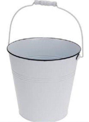 Przejdź do produktu Wiaderko osłonka ocynkowana metal 24x23cm 896712