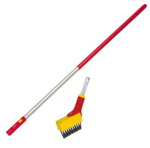 Przejdź do produktu Szczotka metalowa do kostki+trzonek 144cm WOLF 766