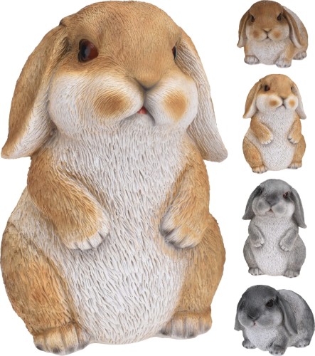 Przejdź do produktu Figurka dekoracyjna królik 4 wzory 13cm 018527