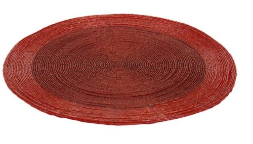 Przejdź do produktu Mata czerwona na stół z koralikami 35cm 225321