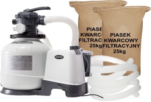 Przejdź do produktu Pompa piaskowa do basenu 10500L Intex 26648 +piasek