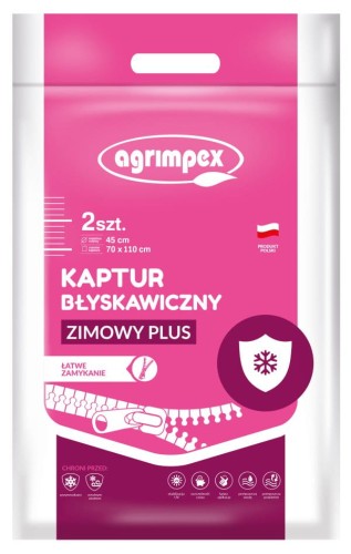 Przejdź do produktu Kaptur z agrowłókniny okryciowy błyskawiczny 70x110cm 50 g/m² 2szt Agrimpex