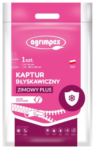 Przejdź do produktu Kaptur zimowy okryciowy z agrowłókniny na rośliny błyskawiczny 1x1,4m