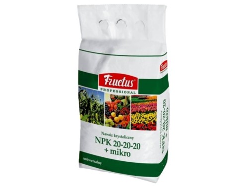 Przejdź do produktu Nawóz rozpuszczalny NPK 20-20-20 10 kg FRUCTUS PROFESSIONAL 
