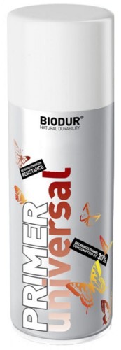 Przejdź do produktu Farba w sprayu podkładowa biała 400ml Biodur 4179