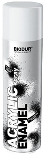 Przejdź do produktu Lakier w sprayu akryl biały połysk 500ml Biodur 6616