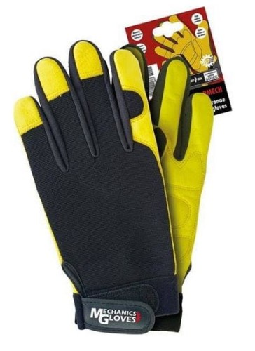 Przejdź do produktu Rękawice skóra bydlęca ochronne L MECH 683