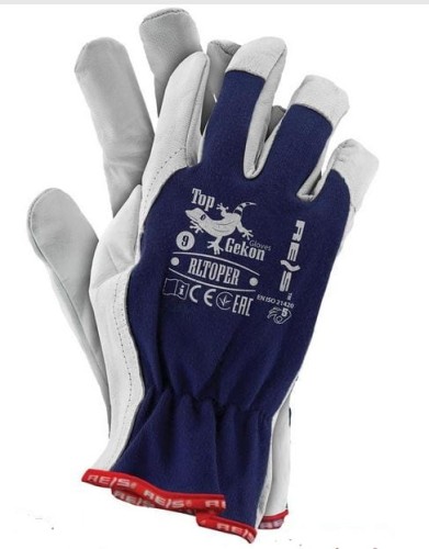 Przejdź do produktu Rękawice ochronne kozia skóra roz.7 439