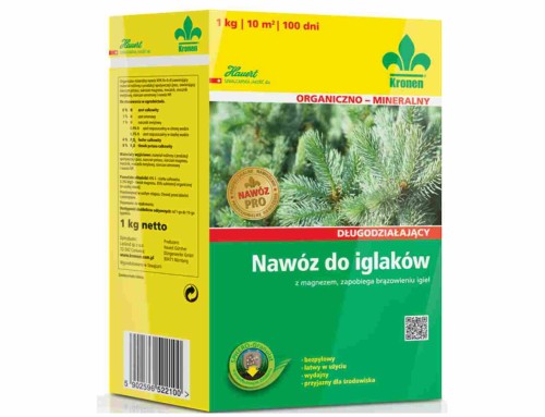 Przejdź do produktu Nawóz do iglaków 1KG iglaki 100 dni KRONEN 