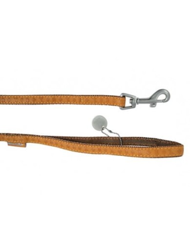 Przejdź do produktu Smycz dla psa kota Mac Leather 1,5x120cm 522015JA Zolux