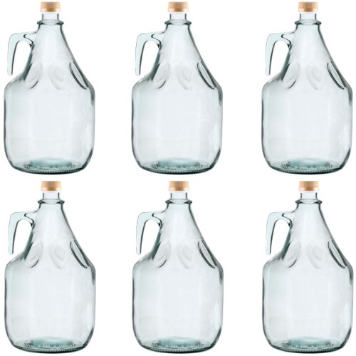 Przejdź do produktu Gąsior szklany balon z zakrętką 6x3L Dama 640013