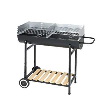 Przejdź do produktu Grill węglowy na kółkach 85x36cm prostokątny 794469